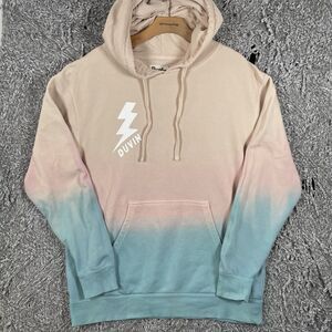 Duvin Design Hoodie Men’s Large Pullover Ombré Activewear Designer Winter Bolt